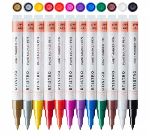 Acrylic paint markers 12 paint pens