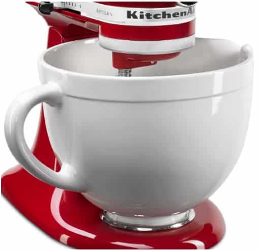 KitchenAid Mixer Ceramic Bowl White chocolate, 5-Qt.