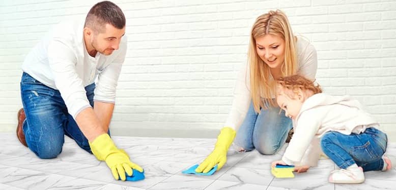 How to deep clean ceramic tile floors with 6 easy steps