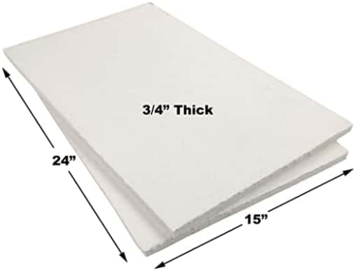 Lynn Manufacturing Ceramic Fiber Board,2300F, 15-inch x 24-inch x 3/4 inch