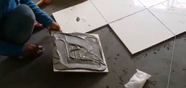Replacing popped up ceramic tile