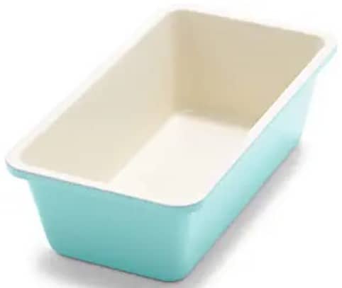 Best Overall ceramic loaf pan GreenLife Healthy Ceramic Nonstick Turquoise Loaf Pan