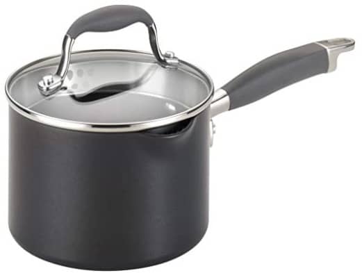 Best small saucepans  Anolon Advanced Hard-Anodized Nonstick Sauce PanSaucepan with Straining and Lid