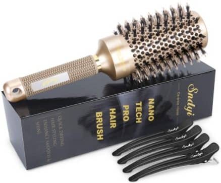 Ionic Ceramic Round Brush: Nano Thermal Ceramic & Ionic Tech Hair Brush