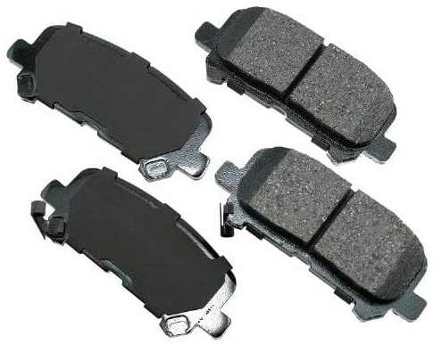 Akebono pro act ultra premium or ceramic brake pads