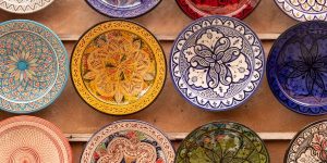 Hanging ceramic plate