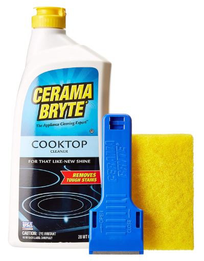 Cerama Bryte Ceramic Cooktop Cleaner (Combo)