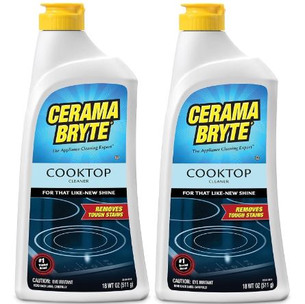 Cerama Bryte Tough Stains Cooktop and Stove Top Cleaner