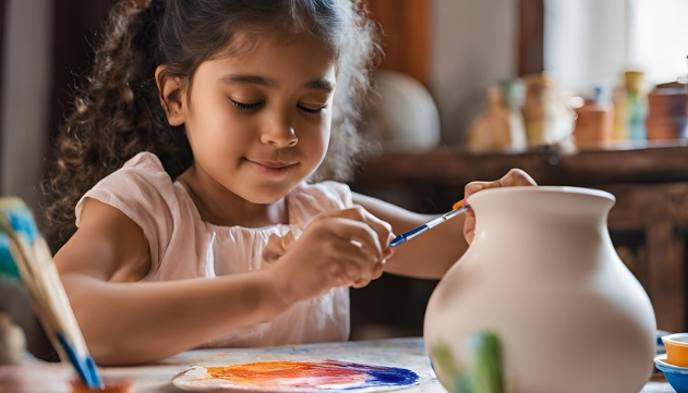 How to Paint a Ceramic Vase: