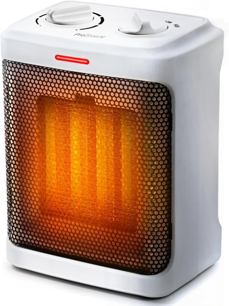 4. Pro Breeze Mini Ceramic Heater