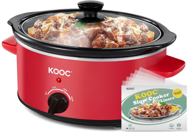 KOOC 4-Quart Slow Cooker