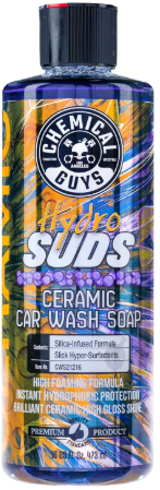 Chemical Guys HydroSuds High‑Gloss Hyper‑Foaming SiO₂ Ceramic Car Wash Soap