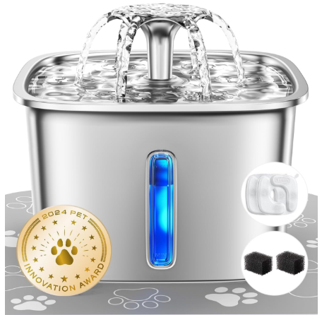 Veken Pet Fountain Ceramic Bowl