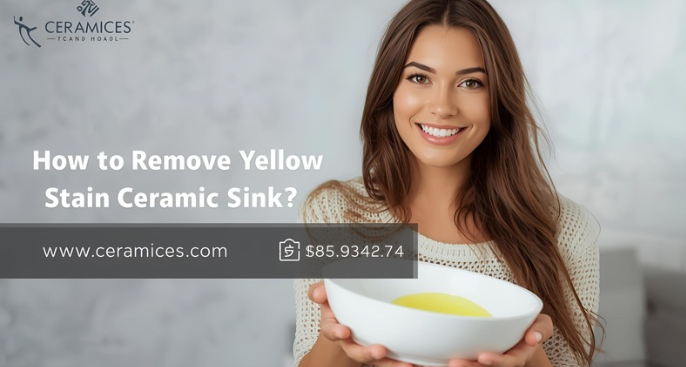 How to Remove Yellow Stains from Ceramic Sink?