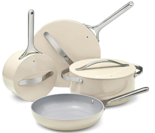 Caraway Nonstick Ceramic Cookware Set (12-Piece)