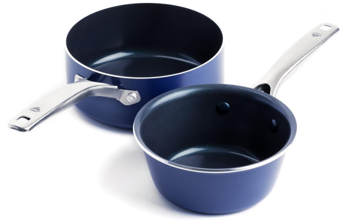 Blue Diamond Ceramic Nonstick Frying Pan (or Saucepan) / Blue Diamond Cookware Set (smaller size)
