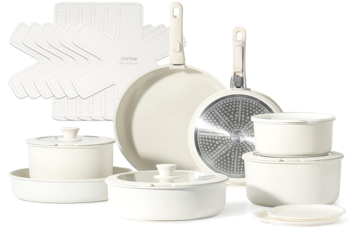 Carote 21-Piece Nonstick Cookware Set