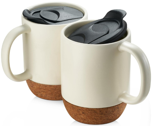 DOWAN 15 oz Ceramic Coffee Mug Set of 2