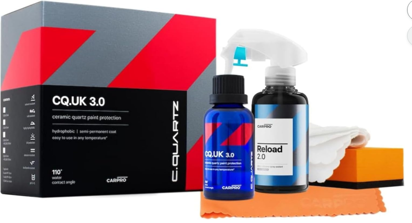 CARPRO CQUARTZ UK 3.0 ‒ Ceramic Coating Kit (30ml + Reload 2.0)