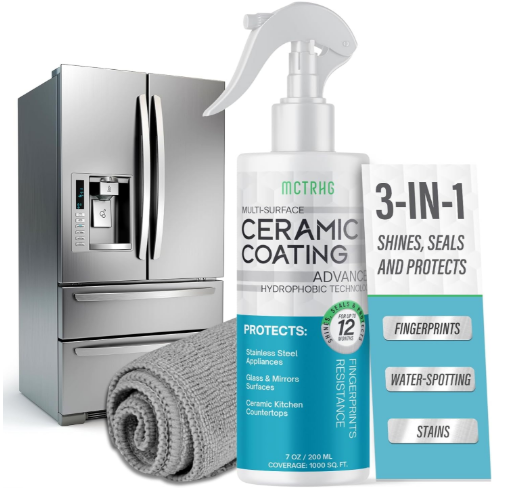 MCTRHG Ceramic Coating for Stainless Steel Appliances, Gloss & Shine Spray