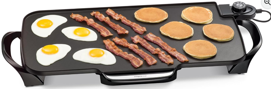 Presto 07061 22-Inch Electric Griddle with Removable Handles