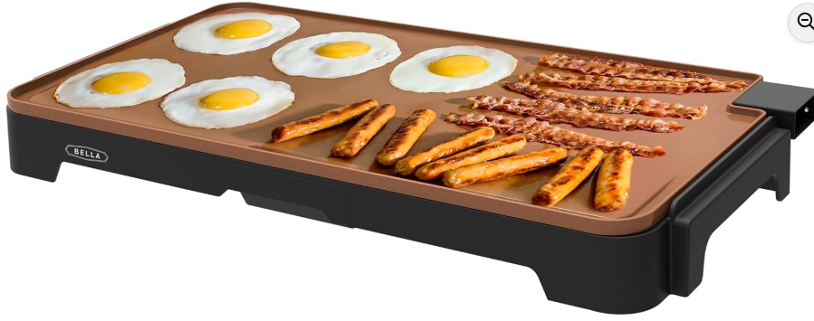 BELLA XL Electric Ceramic Titanium Griddle