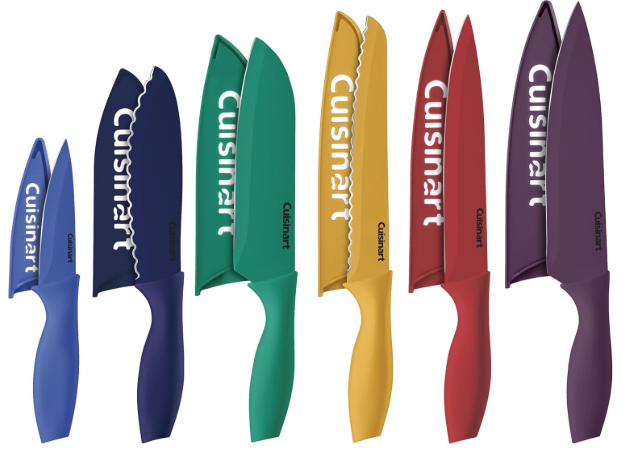 Cuisinart 12-Piece Ceramic Coated Knife Set
