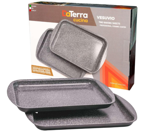 DaTerra Cucina Nonstick Ceramic Coated Baking Sheet Twin Pack