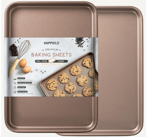 “Non-Stick Ceramic Baking Sheet Set of 2, 15 × 10 inch”
