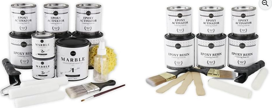 Giani Marble Easy Epoxy Countertop & Tile Paint Kit (Carrara White)