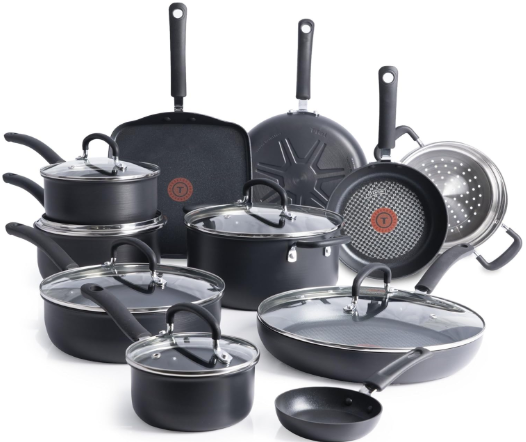 T-fal Initiatives Ceramic Cookware Set
