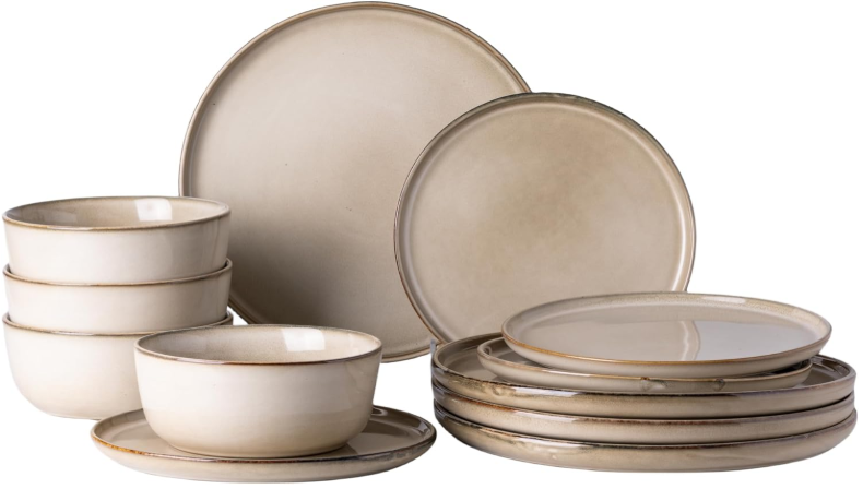 GBHOME Ceramic Dinnerware Set – 12 Pieces