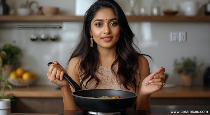 How to Clean Burnt Food Off a Ceramic Nonstick Pan