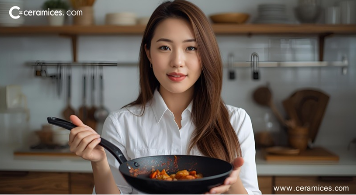 How to Clean Burnt Food Off a Ceramic Nonstick Pan
