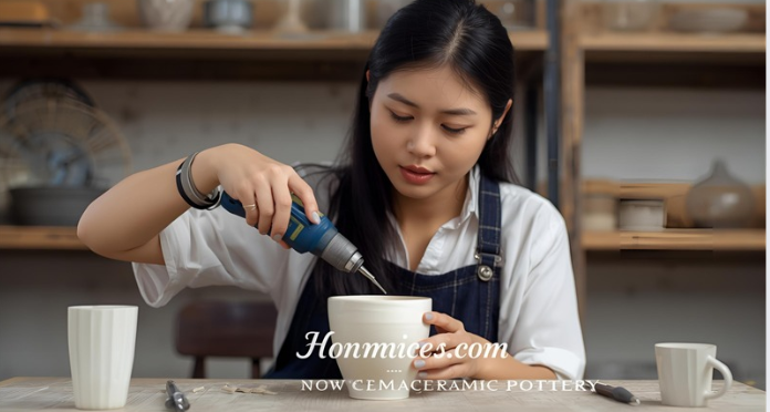 How to Drill a Hole in Ceramic Pottery