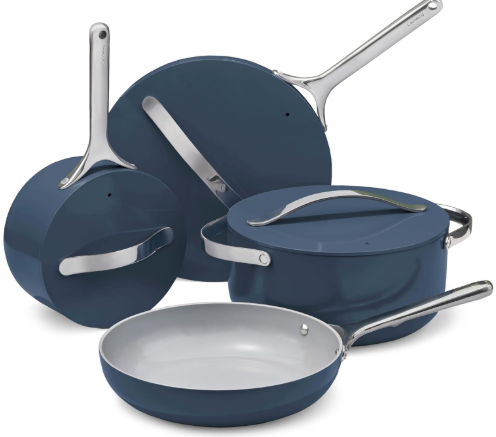 Caraway Nonstick Ceramic Cookware Set (12-Piece)