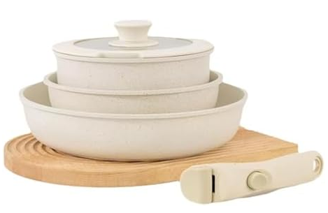 Gourmetific Ceramic Cookware Set (5/15-Piece)