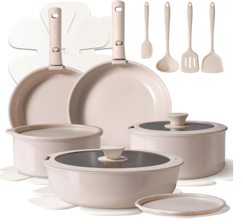 Carote 26-Piece Ceramic Cookware Set