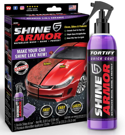 Shine Armor Fortify Quick Coat – 3-in-1 Ceramic Coating Spray