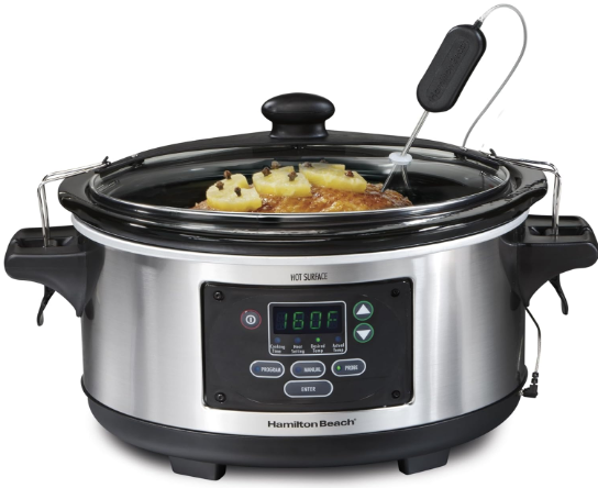 Hamilton Beach Set & Forget 6-Quart Digital Programmable Slow Cooker (ceramic insert)