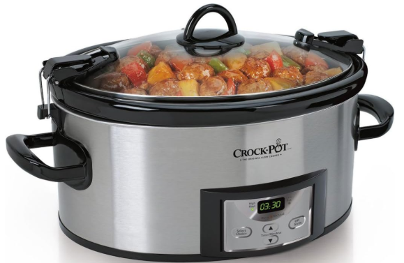 Crock-Pot 6-Quart Cook & Carry Programmable Slow Cooker (ceramic insert version)