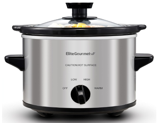 Elite Gourmet 1.5-Quart Ceramic Slow Cooker (mini size)