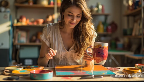 How to Bake Acrylic Paint on Ceramic