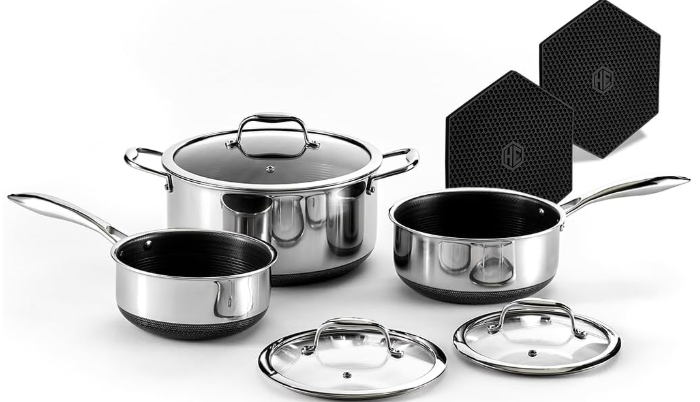 Blue Diamond 14‑Piece Diamond Ceramic Cookware Set