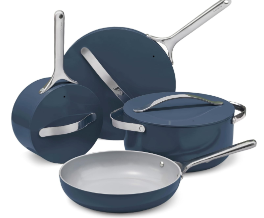 Caraway 12‑Piece Nonstick Ceramic Cookware Set