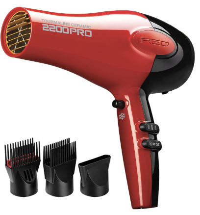 RED by KISS Tourmaline Ceramic 2200 W PRO Hair Dryer