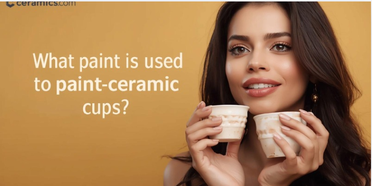 Con qué pintura se pintan las tazas de cerámica