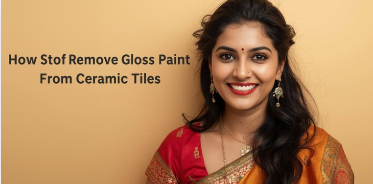 How to Remove Gloss Paint From Ceramic Tiles