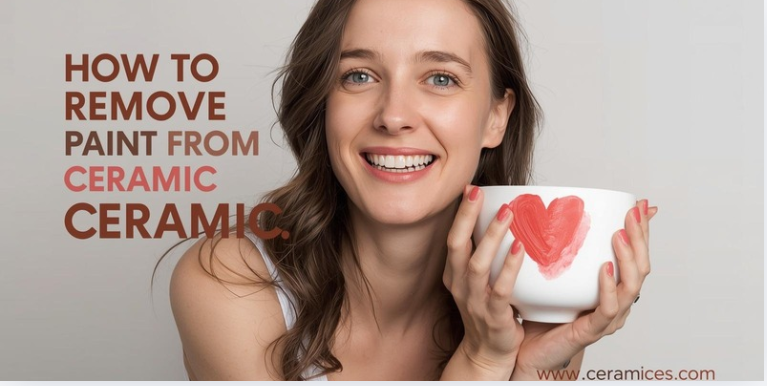 How to Remove Paint From Ceramic