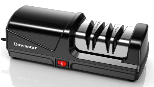 Dawnstar Knife Sharpener, Diamond Electric Knife Sharpener for Stainless Steel and Ceramic Kitchen Knives